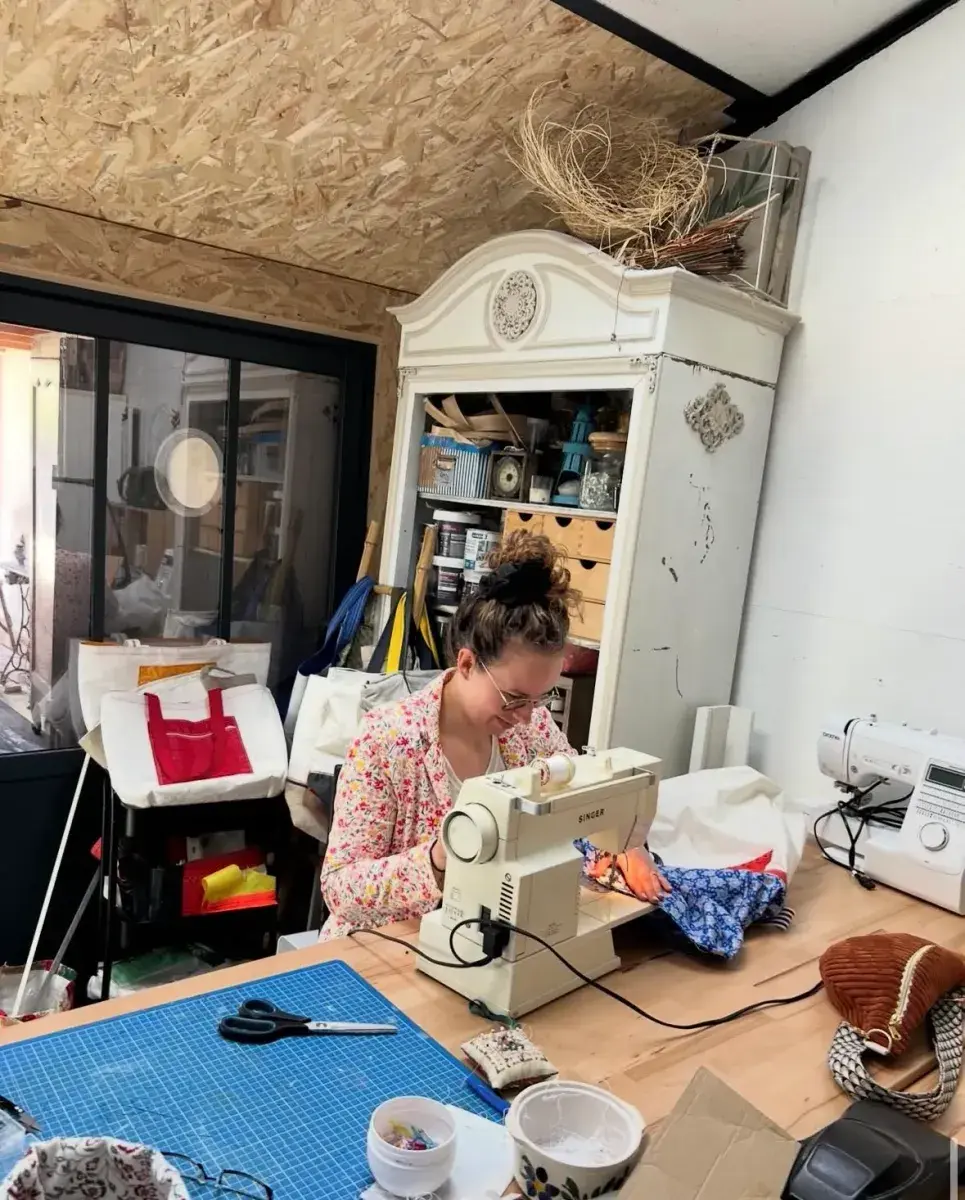 Accessoire upcycling voile